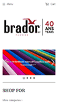 Mobile Screenshot of bradorhiverfabrics.com